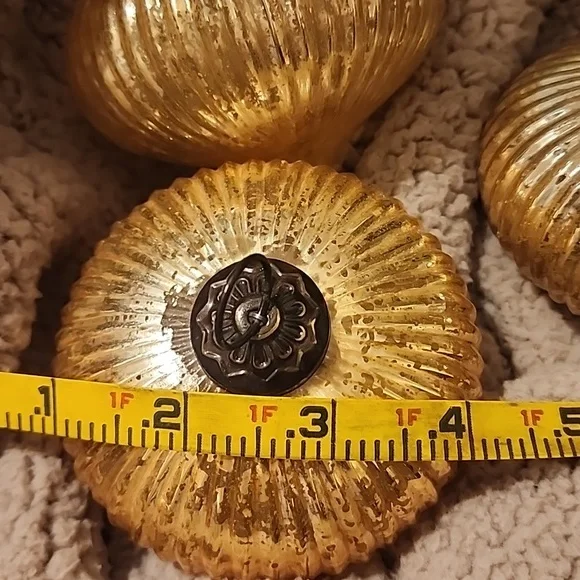 Set of 6 glass ornaments - Picture 5 of 12